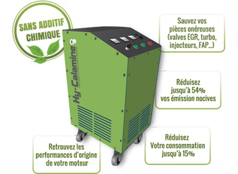 Station de décalaminage à l'hydrogène